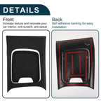Set of 1 Center Console Panel Sticker for Mercedes-Benz GLC Class X254 (2023–2024) Black