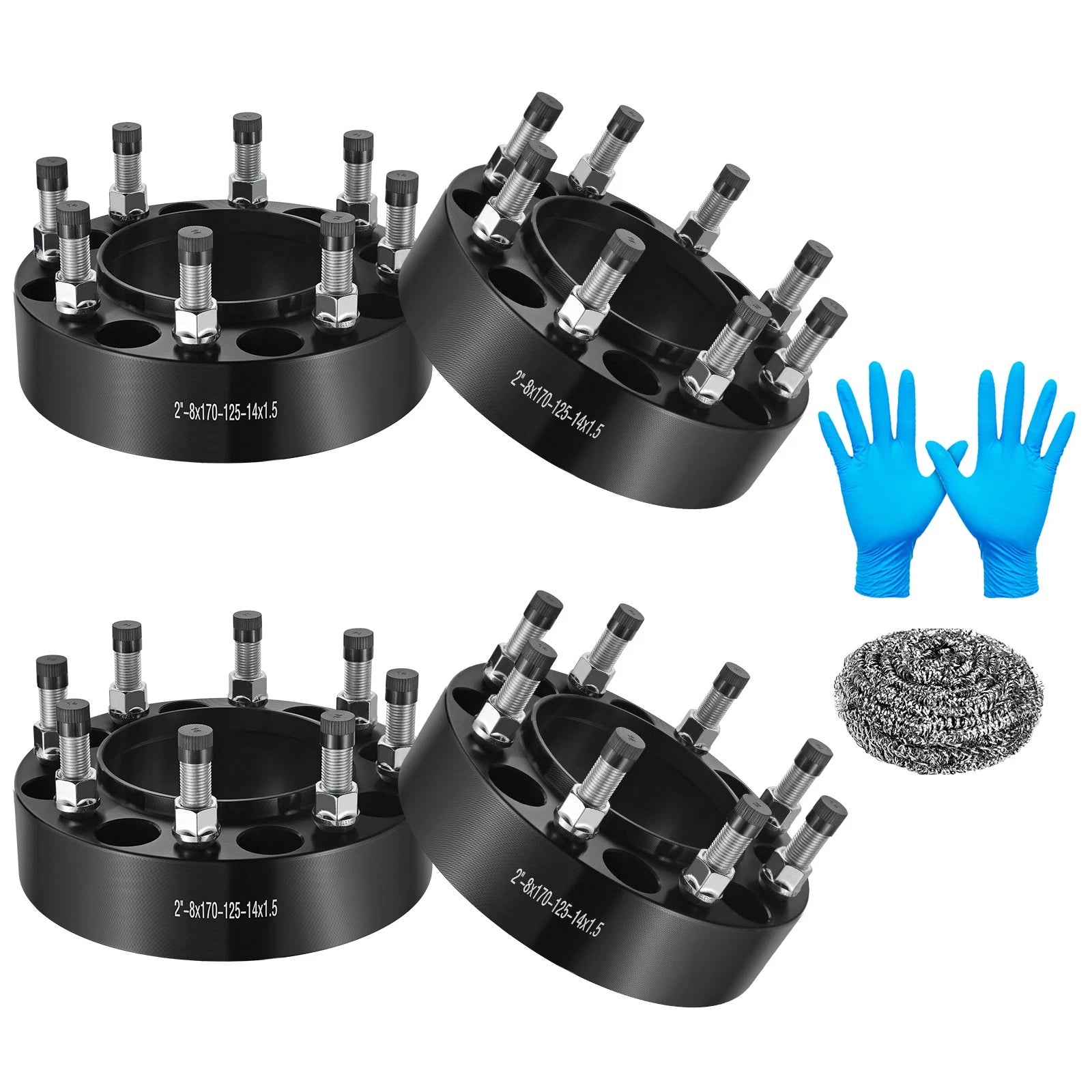 2" Hubcentric Wheel Spacers 8x170 for 2003-2022 Ford F-250 Super Duty (14x1.5)