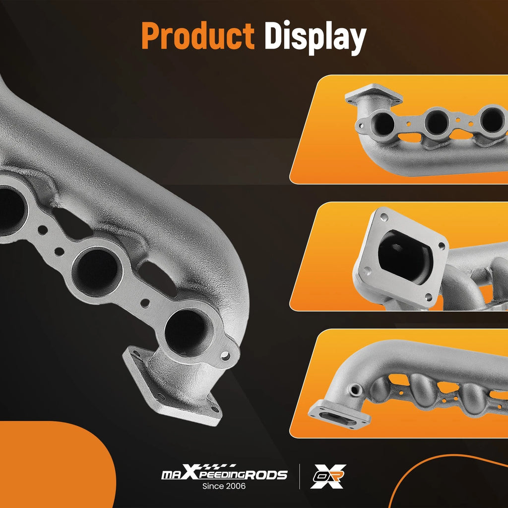 T4 Turbo Exhaust Manifold for Chevy Silverado GMC Sierra 1500 (2000-2007)