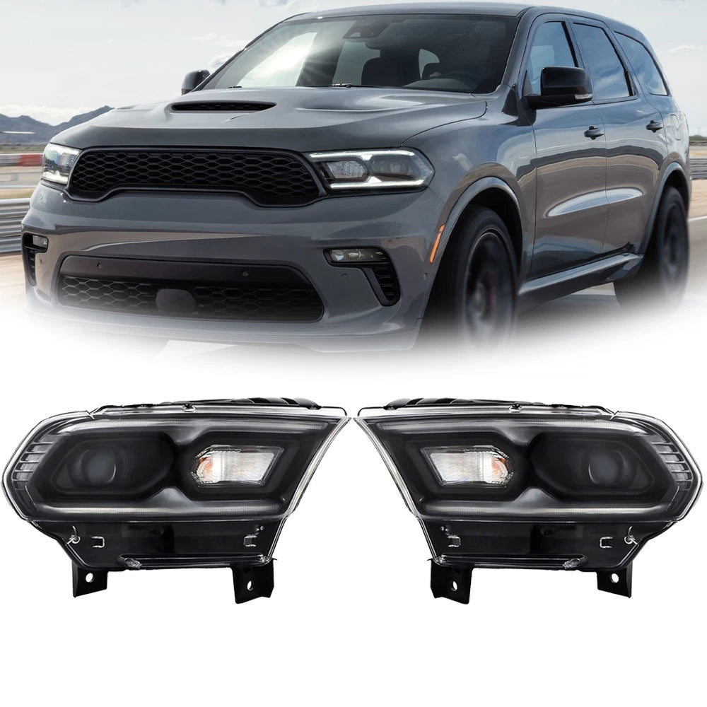 2X LED Headlights for Dodge Durango (2021–2023)