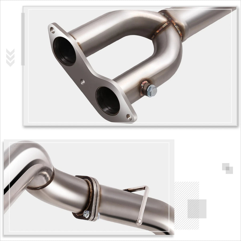 3" OD Round Tip Oval Muffler Exhaust Catback for Chevy Tahoe/GMC Yukon (1996–1999)