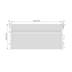 Replacement A/C Condenser Repair Part For 2003-2004 Hyundai Sonata
