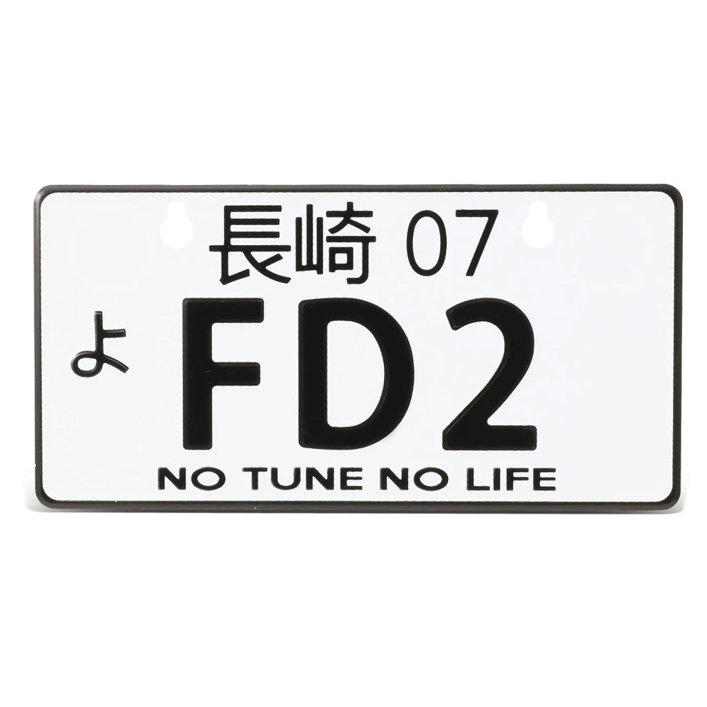 NRG Innovations Aluminum Mini License Plate for Nagasaki JDM (MP-001-FD2)