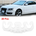 20pcs 50x16.5mm Plastic 4 Way Petrol Line Hose Retaining Clip for Volkswagen