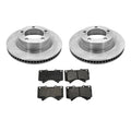 Brake Kit Front 340mm Disc Rotors Pads for Toyota Land Cruiser Lexus LX