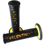 Valentino Engraved Yellow Grips for Yamaha FZR YZF600 (1990–1999)