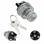 Ignition Switch 12-Volt 2 Keys 4-Position for Universal