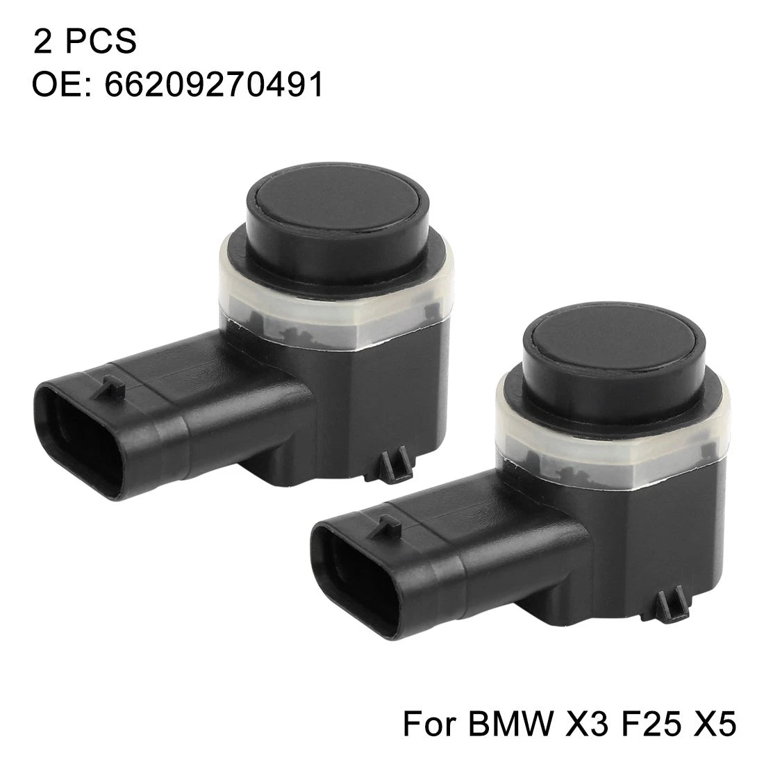2X PDC Reverse Parking Sensor 66209270491 for BMW X3 F25 X5 E70 X6 5-Series (2011–2017)