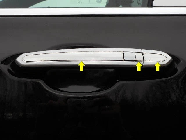 12pc. Luxury FX Polished Door Handle Accent Trim for 2020-2023 Cadillac XT6