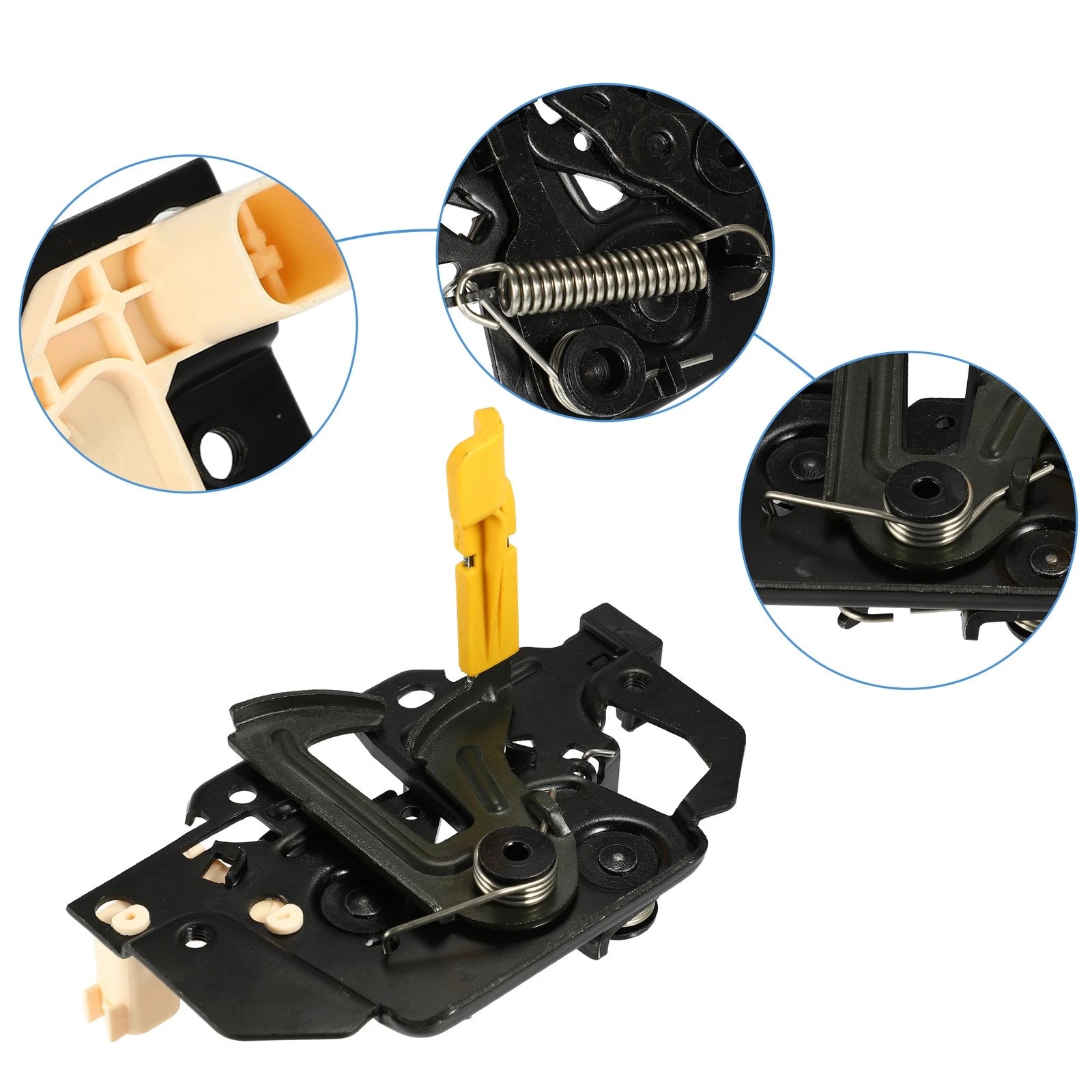 Hood Latch Lock for Ford Fiesta (2008–2012) - 1 Pcs Black