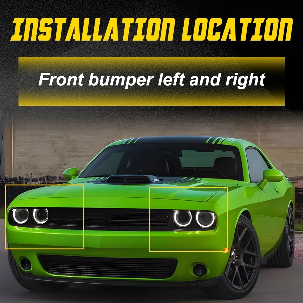 Set of 4 Bumper Bracket Retainers for Dodge Challenger (2015–2022)