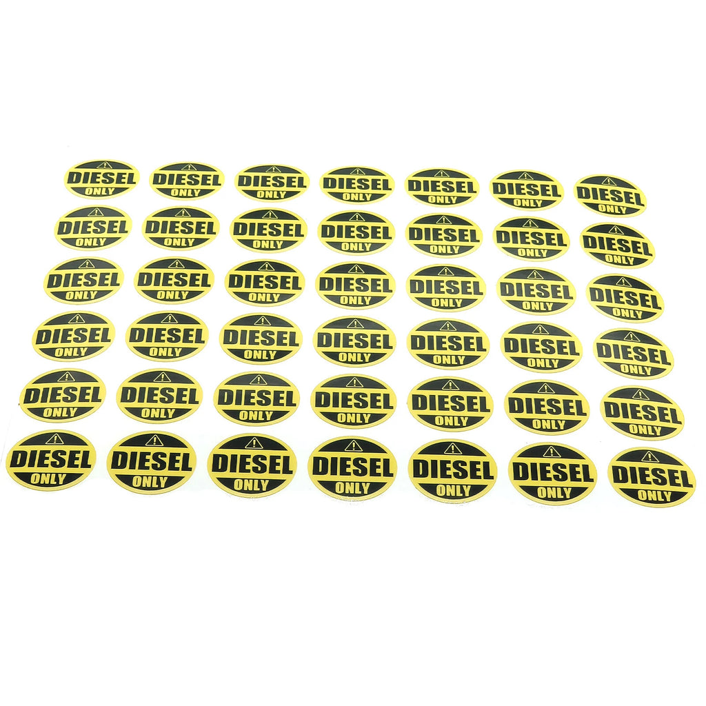 Diesel Only Sticker for Truck (42PCS)