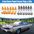 24pcs Front Door Panel Frame Plug Clip for Chevy Camaro Nova Impala (1967–2021)