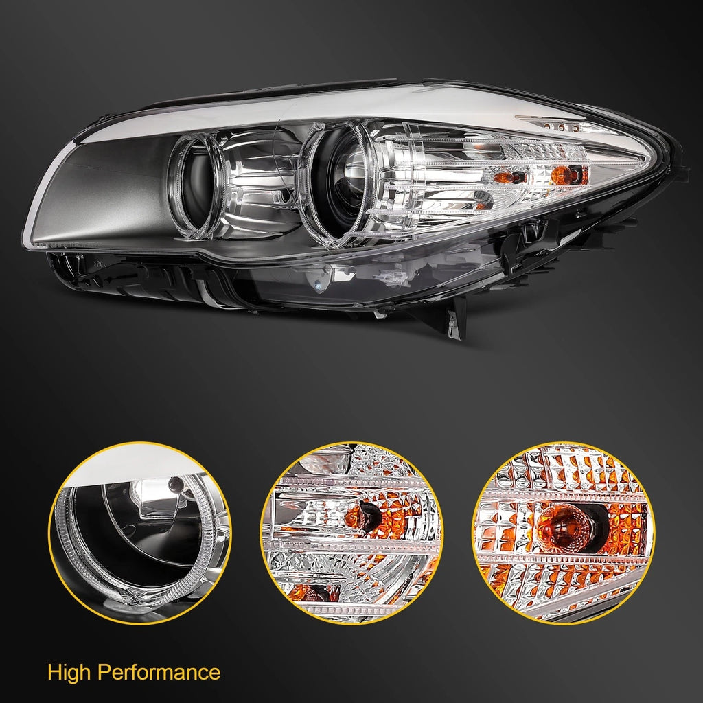 Left Side Headlight for BMW 528i 535i 550i (2011–2013)