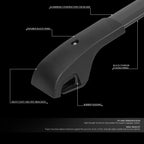 Roof Rack Cross Bar for Jeep Cherokee (2014–2020)