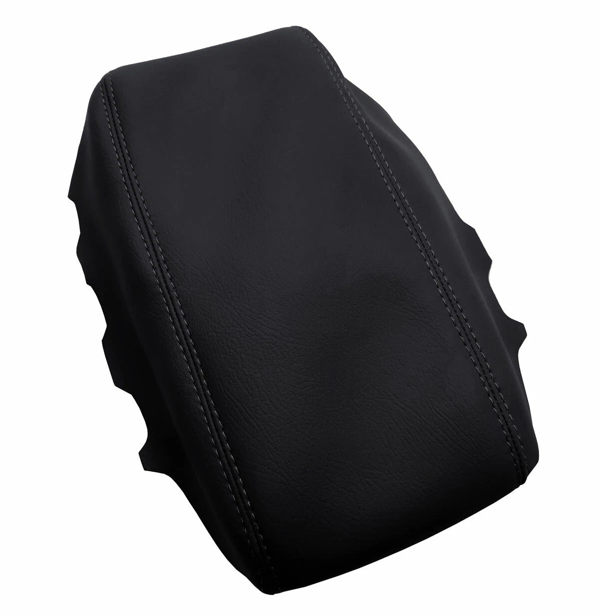 Leather Console Lid Armrest Cover for Hyundai Elantra (2017–2020) Black