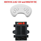 Replacement Receiver and Remote for Children's Electric Cars HH701K 24G 12V/6V