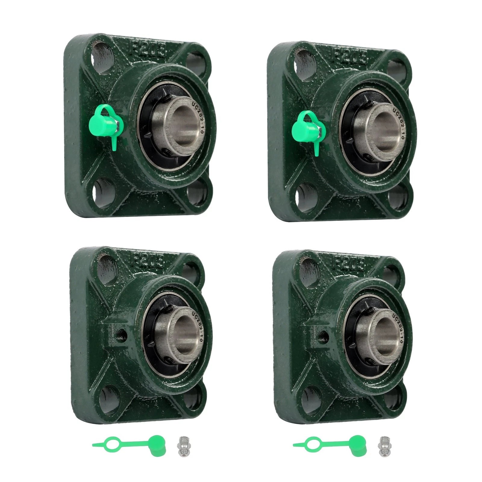 Set of 4 Pillow Block Bearings for UCF202-10 (5/8" Bore)