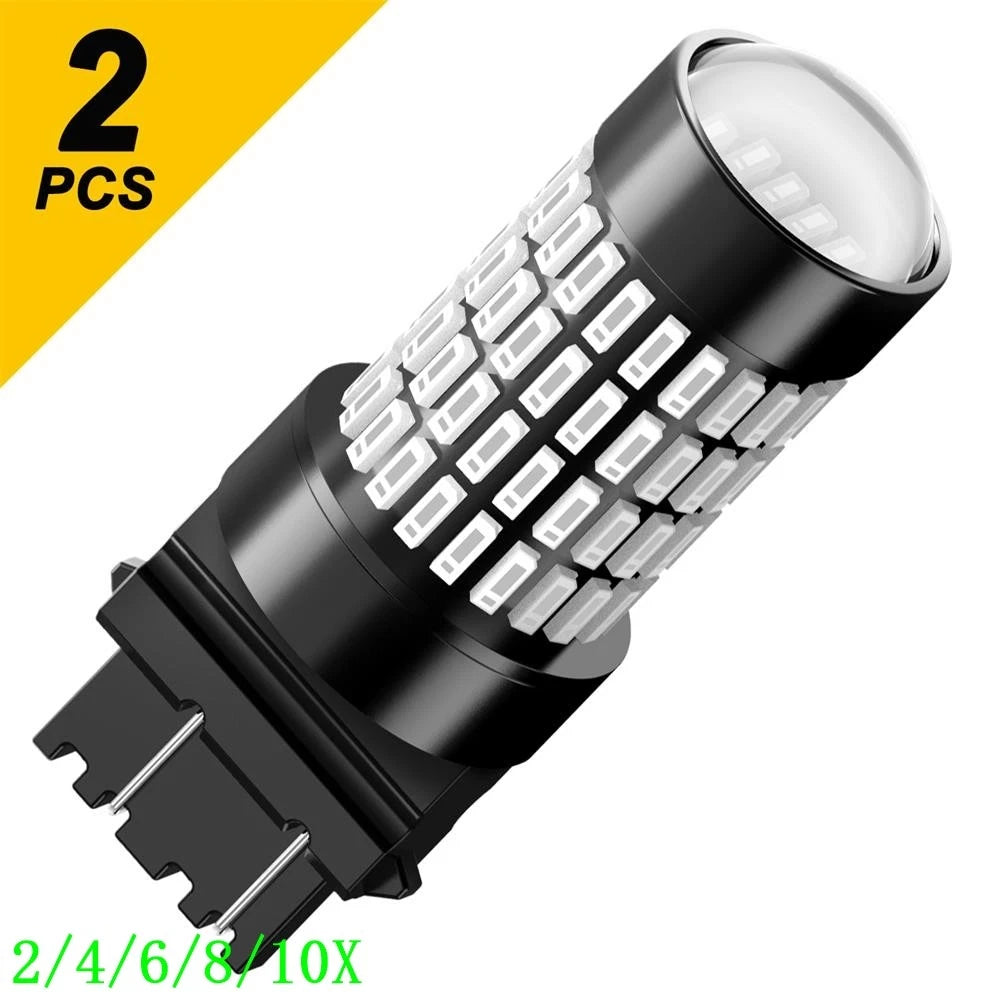 Set of 2 Red LED Turn Signal Bulbs for Make Model