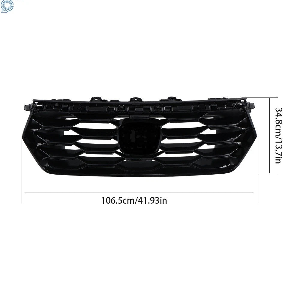 Front Bumper Grille with Chrome Trim for Honda Pilot (2023-2025)