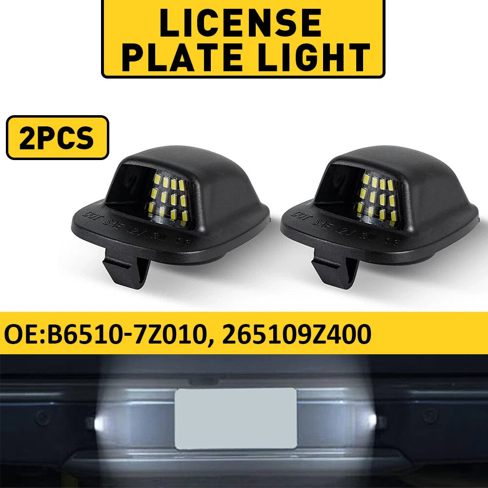 2X LED License Plate Light for Nissan Xterra Frontier (1994–2004)