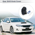1 Pc Gear Shift Knob Cover for Subaru Impreza (2017–2023) Pebbled Black Blue