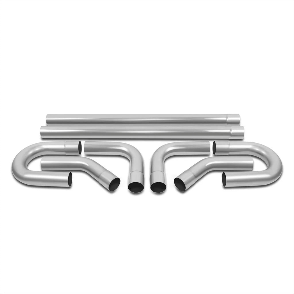 Set of 8 Exhaust Piping Kit 3.0" OD for DIY (Straight, 45, 90 Degree, U-Bend)