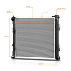 Cooling Radiator Assembly for Kia Optima 1.6T (2016–2019) DPI-13605