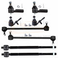 Set of 8 Front Sway Bars Tie Rods Ball Joints for Toyota Sienna (1998–2003)