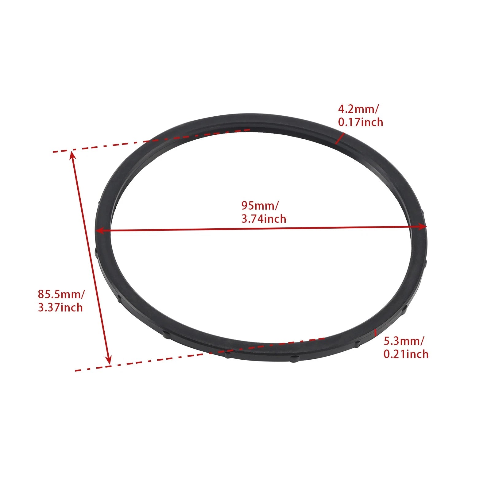 5X Fuel Pump Gaskets O-Ring for Yamaha MT-01 MT-03 XJ6 XVS FJR 1300