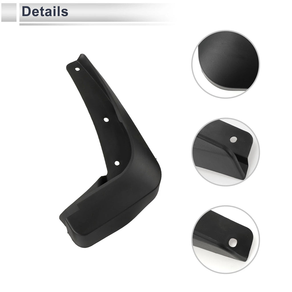 Set of 2 Mud Flaps Splash Guards for Audi A3 Saloon (2012–2015)