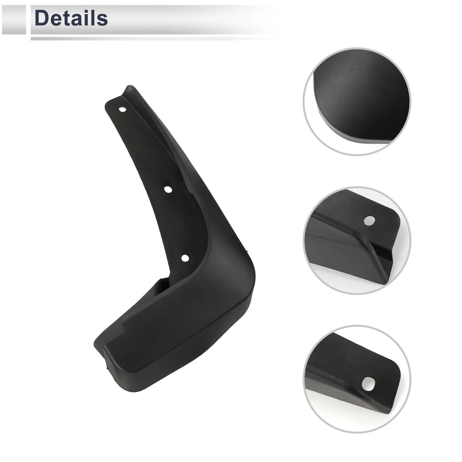 Set of 2 Mud Flaps Splash Guards for Audi A3 Saloon (2012–2015)