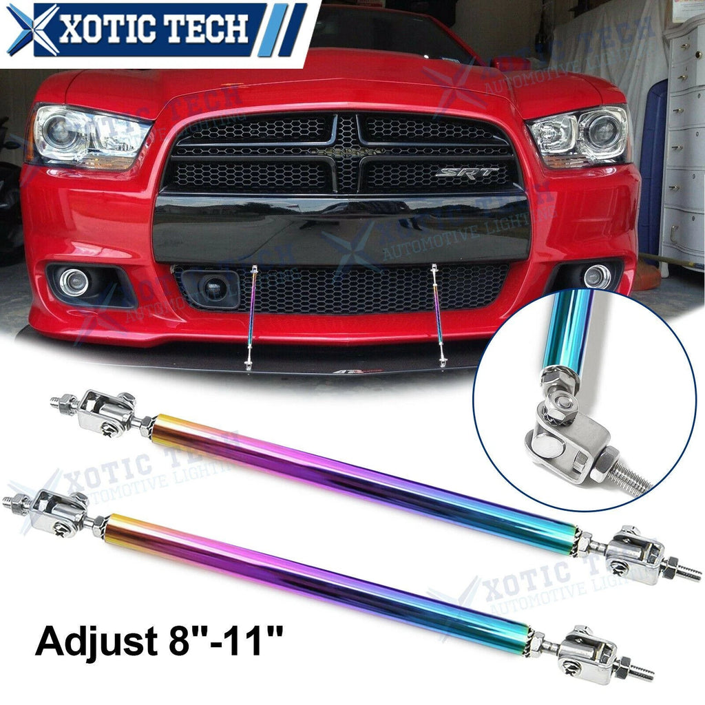Neo Front Bumper Lip Splitter Support Bars for Dodge Charger (2015–2022)