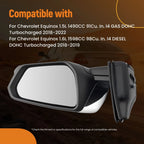 Heated Power Mirror Right for Chevrolet Equinox (2018–2022) Chrome Signal