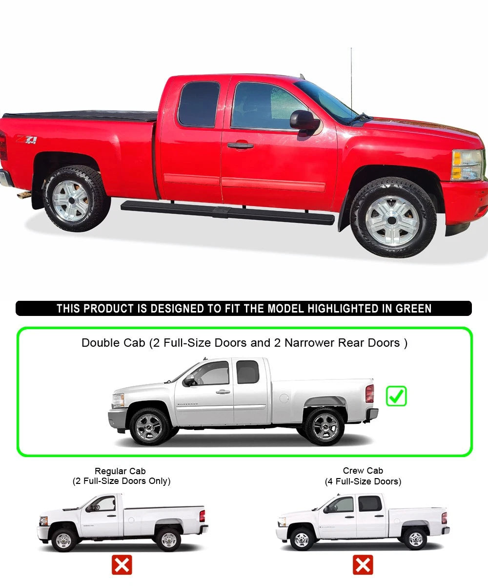 6-Inch Wheel to Wheel iBoard for Silverado Sierra Double Cab (1999-2013)