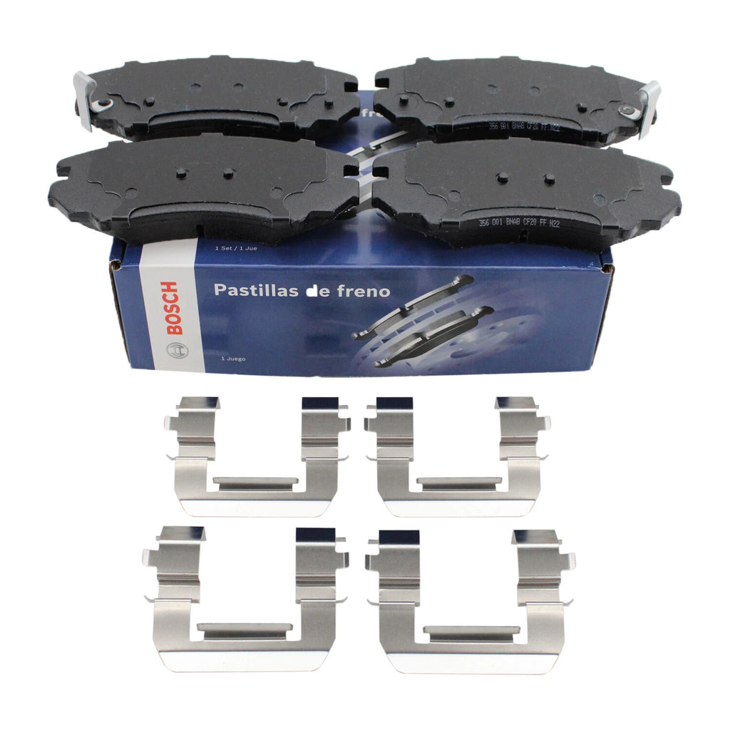 Bosch Front Blue Brake Pads w/ Hardware for