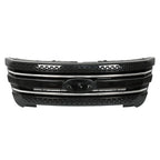 Front Bumper Grille Assembly for Ford Explorer (2011–2015) Glossy Black