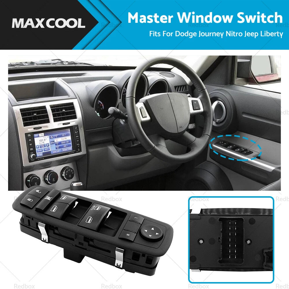 Master Window Switch for Dodge Journey, Nitro, Jeep Liberty (2008–2012) 4602632AG