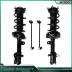 Front Struts Coil Spring Assemblies Sway Bar Links Kit for Honda CR-V (2007–2014)