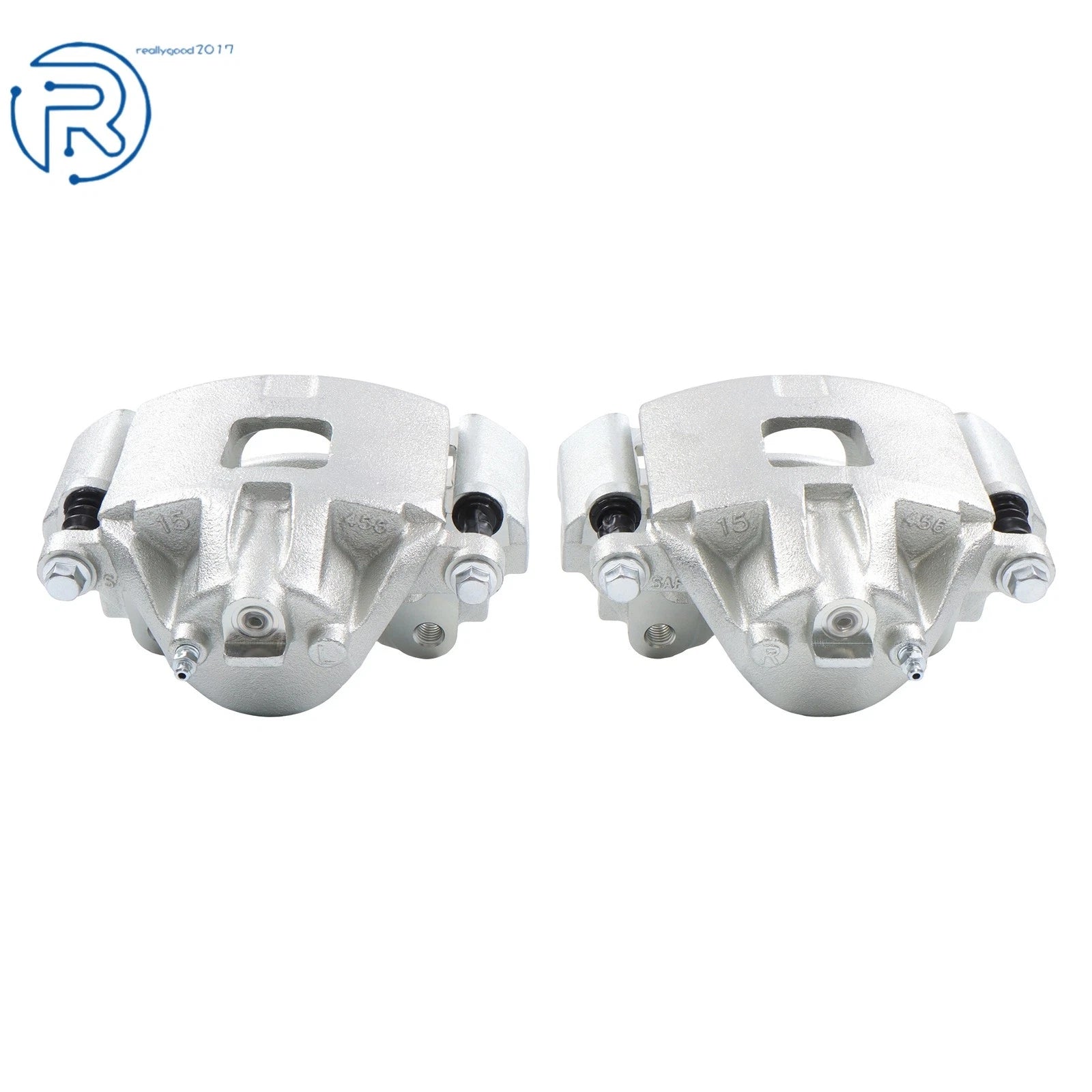 Set of 2 Brake Calipers w/ Bracket for Chevrolet Impala (2005) 18B4638B 18B4639B