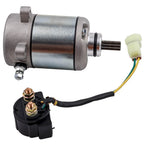 Starter Motor & Relay Solenoid for Honda Recon 250 TRX250 (2002-2017)