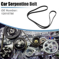 Serpentine Belt for Chevrolet Camaro 6.2L (2010–2011) No. 12610786 Black