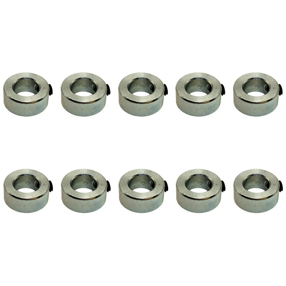 Set of 10 Solid Shaft Set Collars for Universal Products (Replaces SC-A-62)
