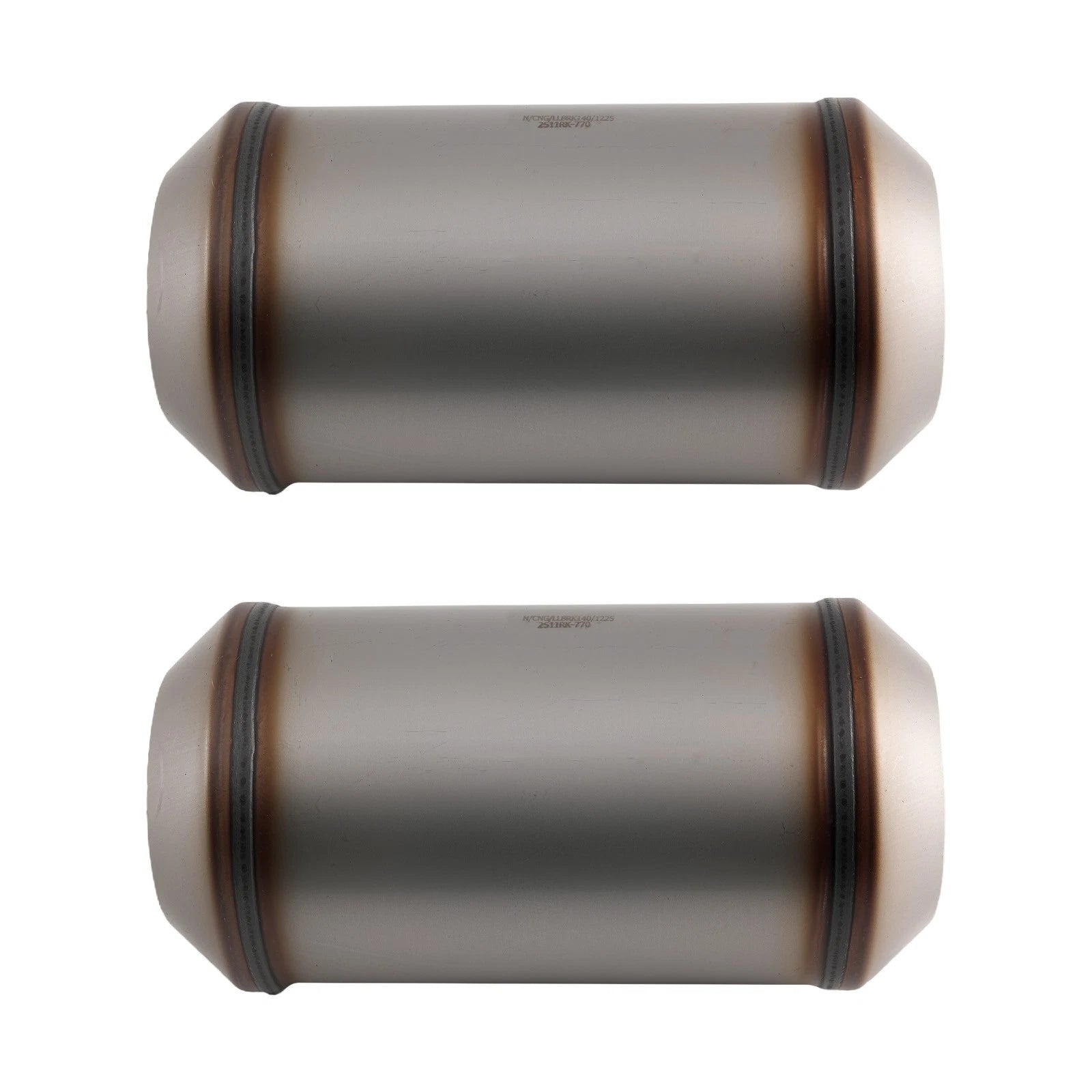 2X 4" Inlet/Outlet Universal Catalytic Converter for