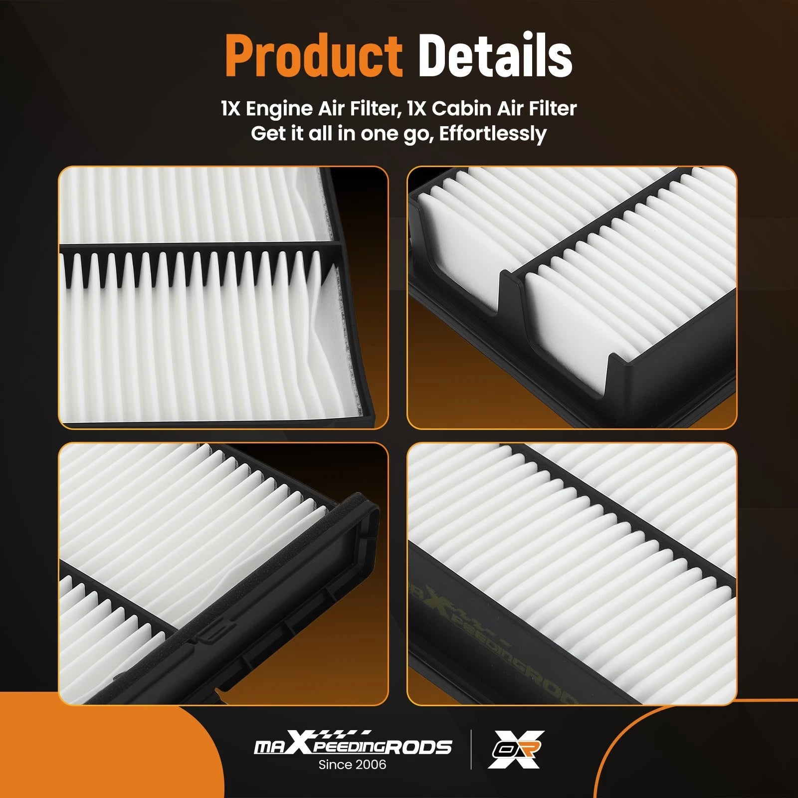 2X Engine Cabin Filter for Mazda 3 CX-30 (2019-2025)