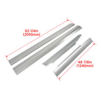 Set of 2 Rocker Panels for Chevy Express GMC Savana Van (1996-2014)