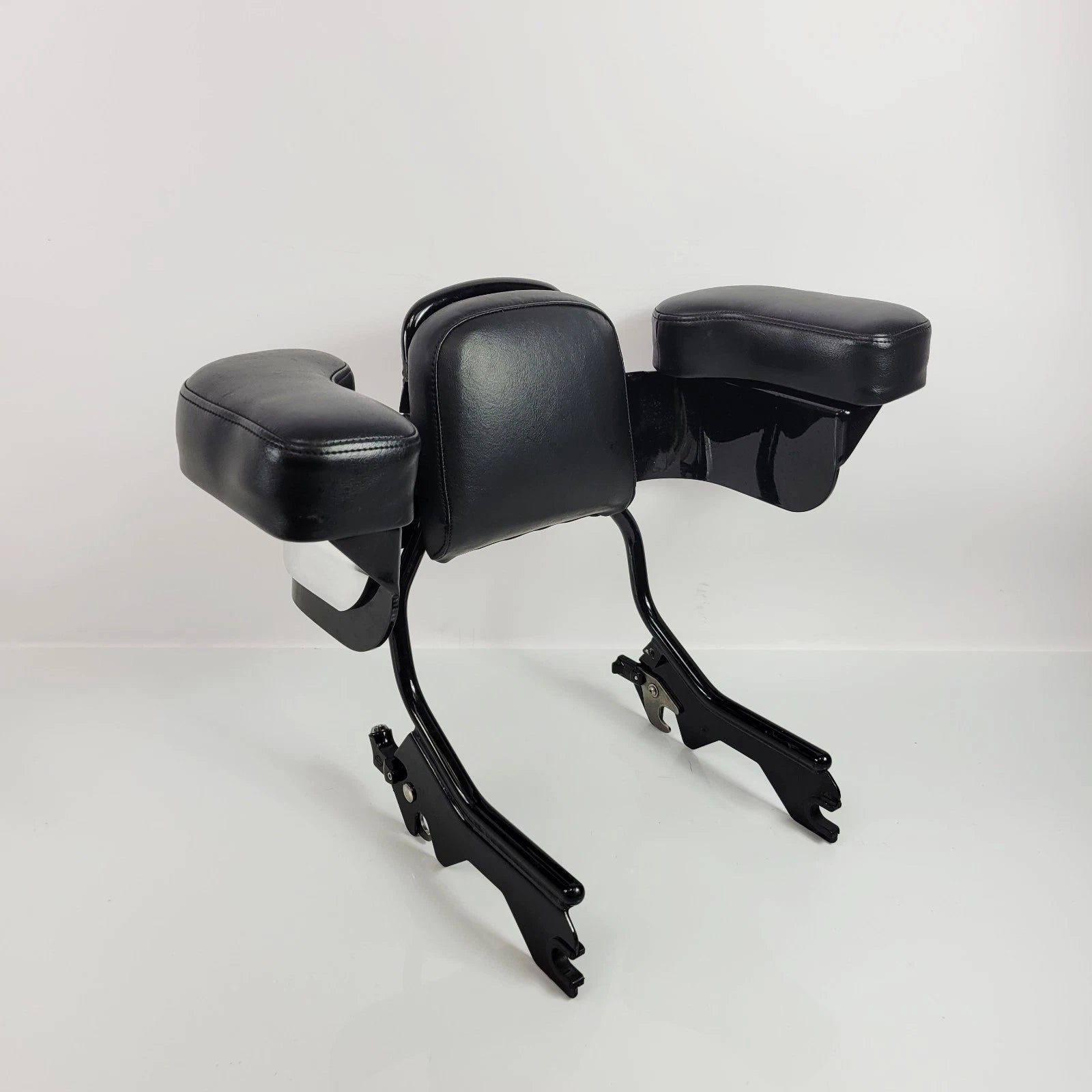 OEM Black Sissy Bar Backrest w/ Arm Rest for Harley Softail Heritage Classic (2018–2025)