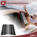 10 x Car Door Pillar Window Trim for Mercedes-Benz GLS (2020-2022) Black