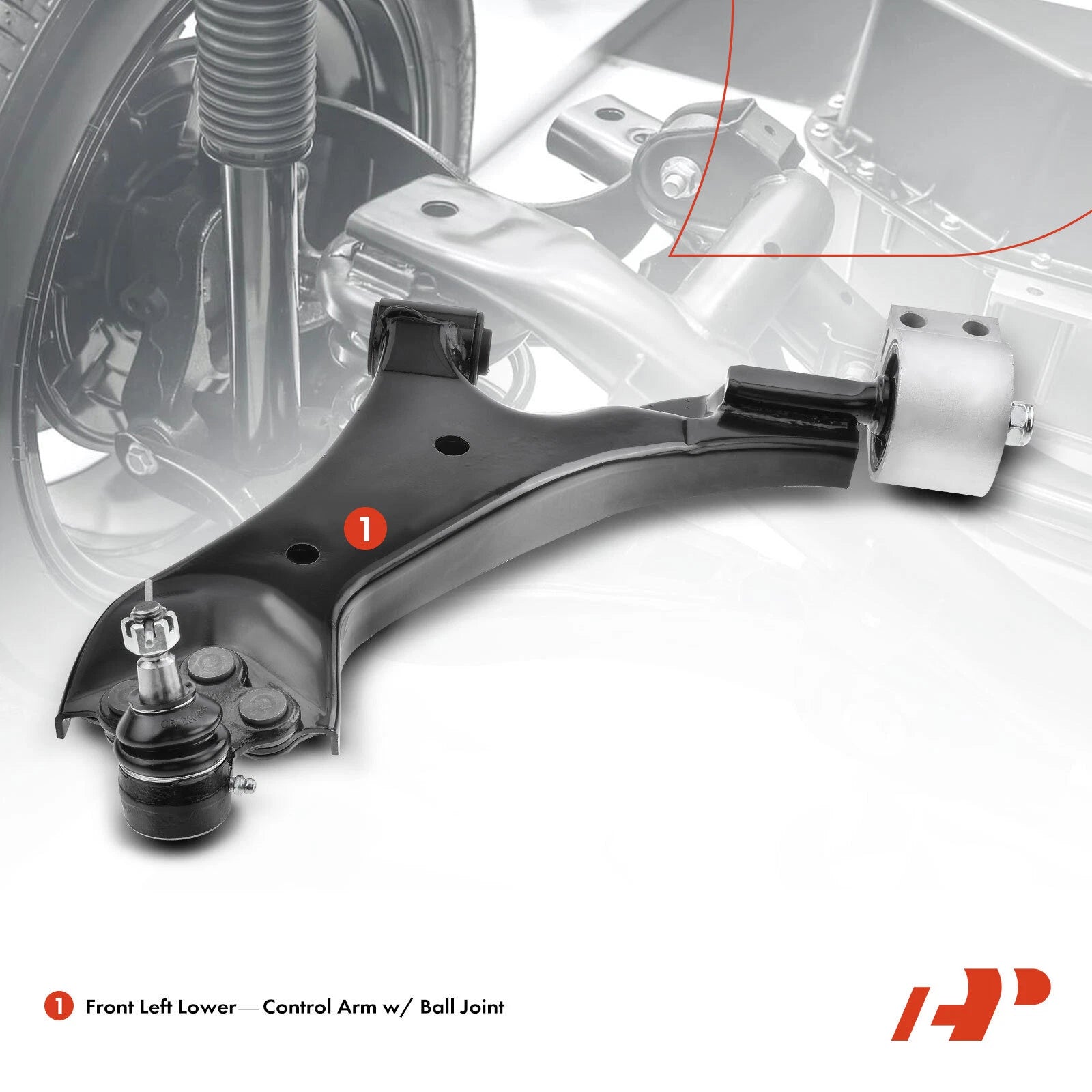 Front Left Lower Control Arm with Ball Joint for Chevy Saturn Suzuki