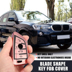 Key Fob Cover for BMW X1 X3 X5 X6 (2011–2020) TPU Black Pink